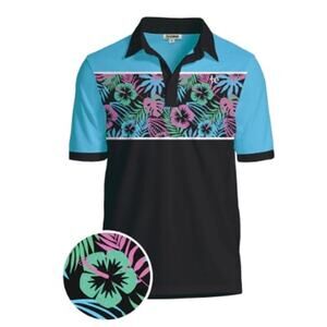 Tipsy Elves Men's Athletic Slice of Sunset Golf Polo Size 3XL NWT # 4